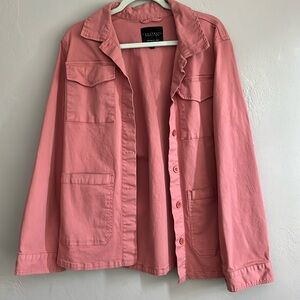 Sanctuary Terracotta Pink Utility Jacket XL